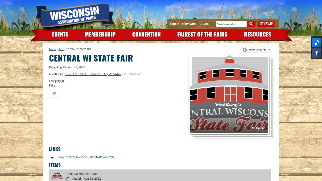 CENTRAL WI STATE FAIR